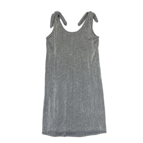 Wandering Dreams Striped Dress Size Medium black white vertical stripes mini - Picture 8 of 8